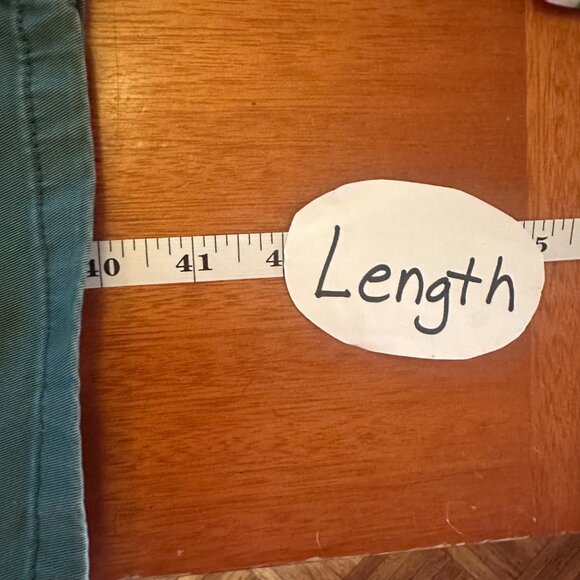 Boden 14 Sage Green Khaki Pants Tapered leg high waist - Picture 4 of 8